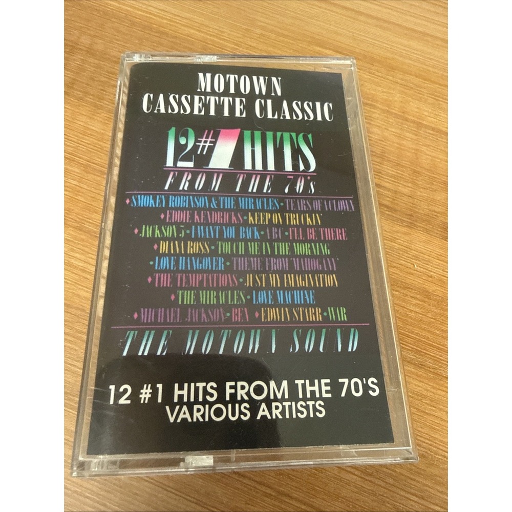 Motown Cassette Classic 12 #1 Hits The 70's Various Artists